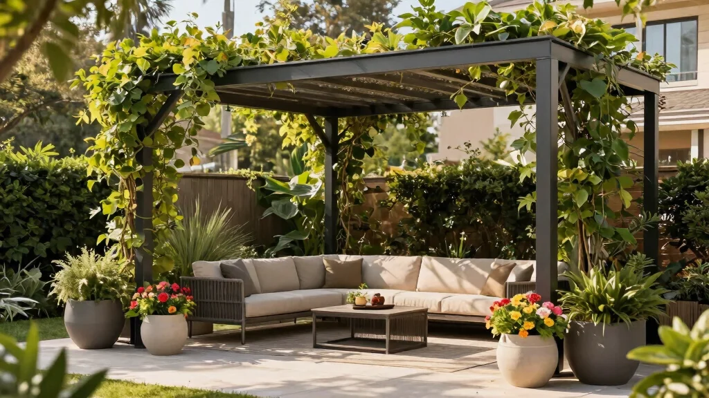 7 Metal Pergola Patio Ideas That Bring a Sleek, Modern Look to Any Outdoor Space – Happy Garden Day