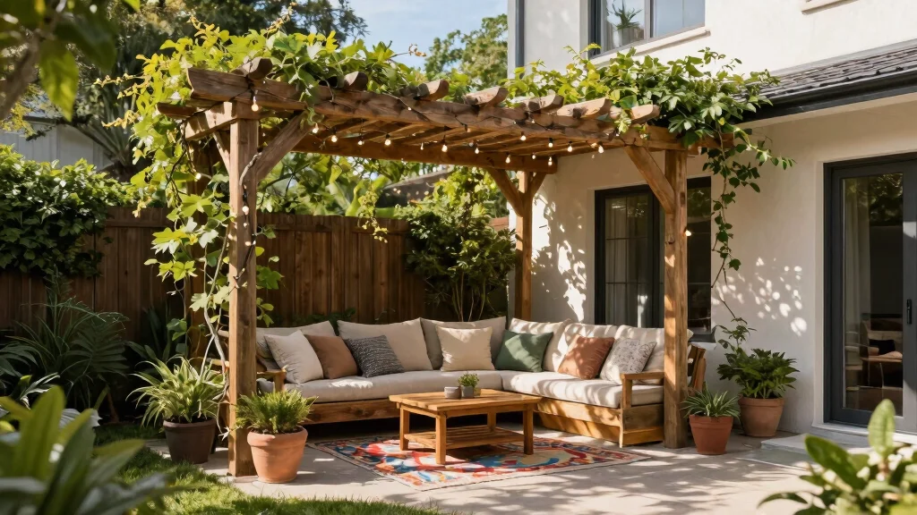 8 Pergola Patio Ideas Attached to House That Create the Perfect Outdoor Extension